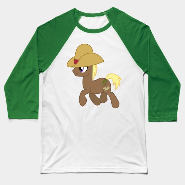 Trotting Coconut Baseball T-Shirt by CloudyGlow